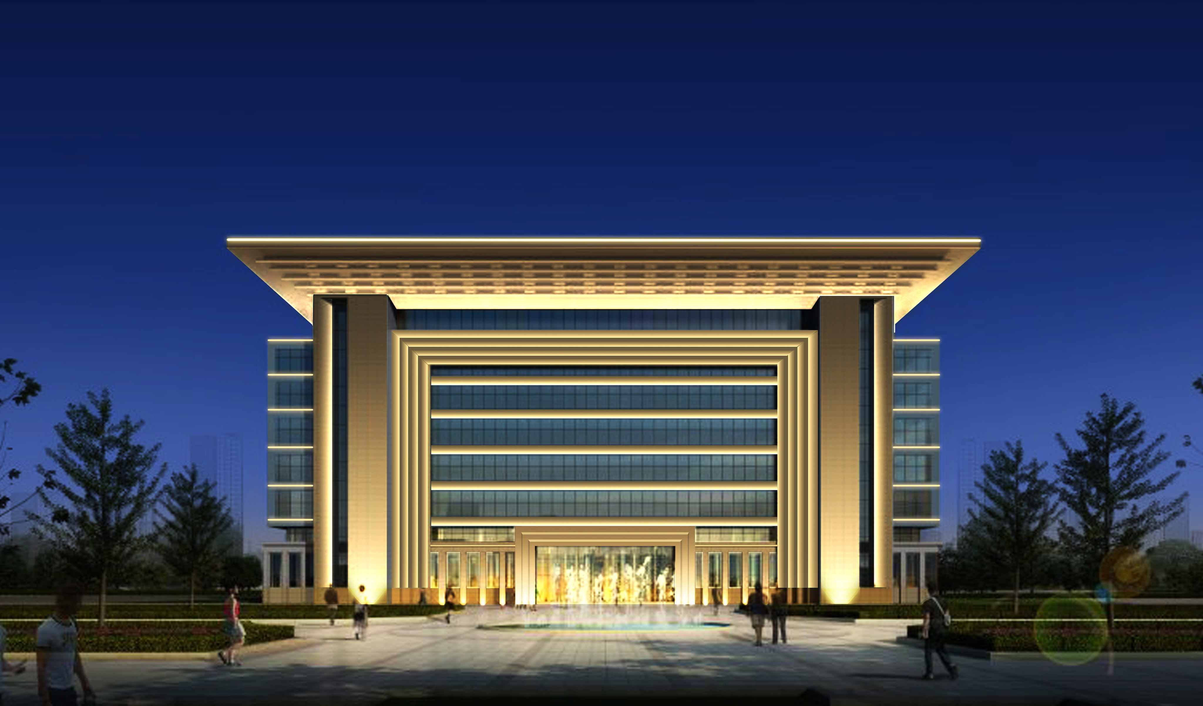 石家莊循環(huán)化工園區(qū)亮化1